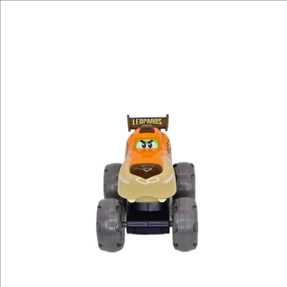 MOONTOY Leopard Animal Monster Truck Toddler Friction Toy Press Mouth Action